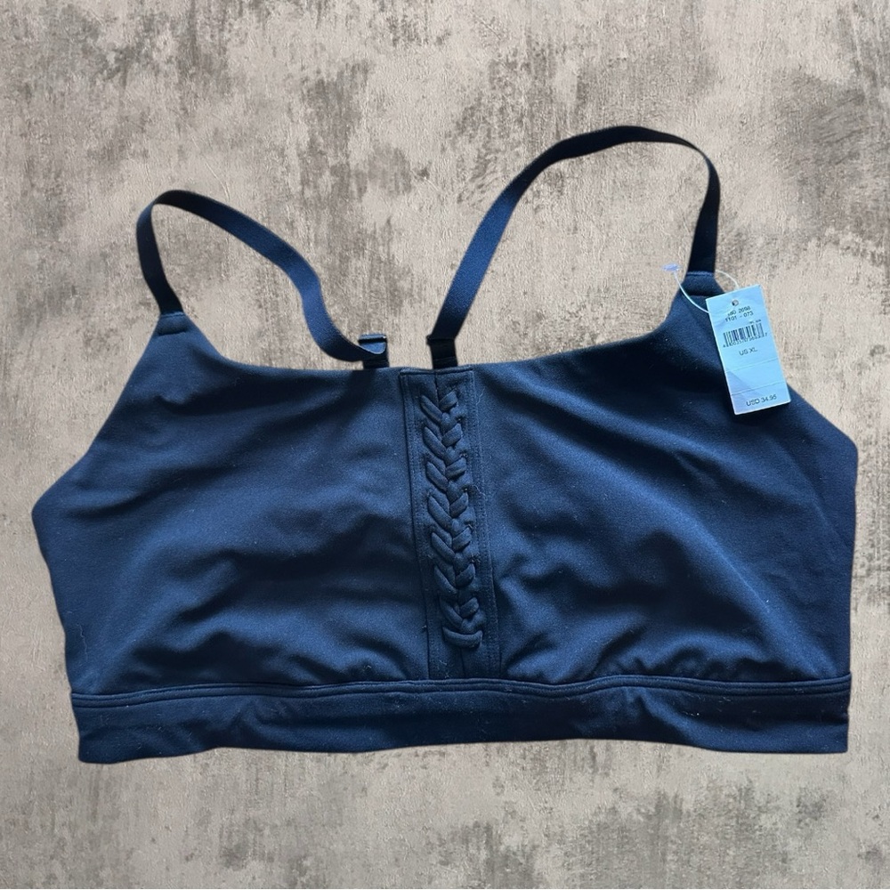 NWT Offline by Aerie Real Me Stretch Medium Support Sports Bra | Black | XL